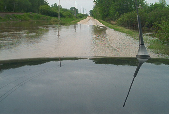 Burlington, WI: Flood Spring 2004