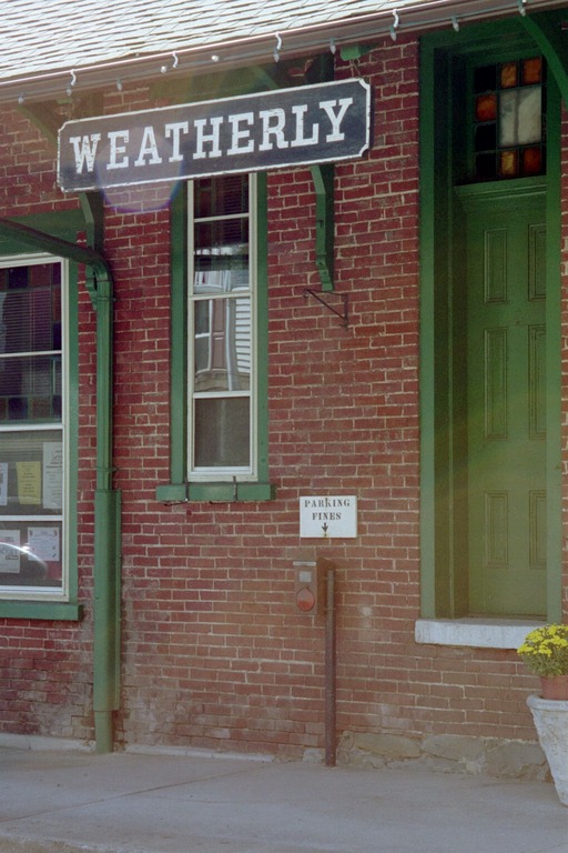 Weatherly, PA: Train Station 9-19-04