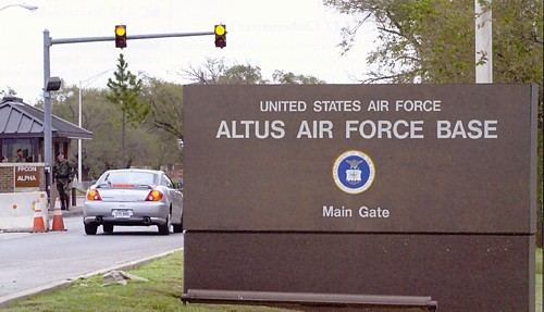 Altus, OK: Altus Air Force Base Main Gate