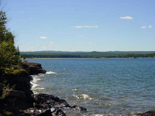 Marquette, MI: Lake Superior shores at Marquette