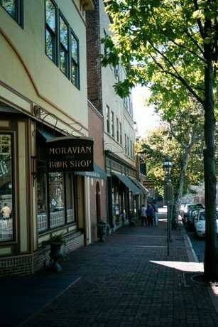 Bethlehem, PA: Moravian Book Shop along Main St