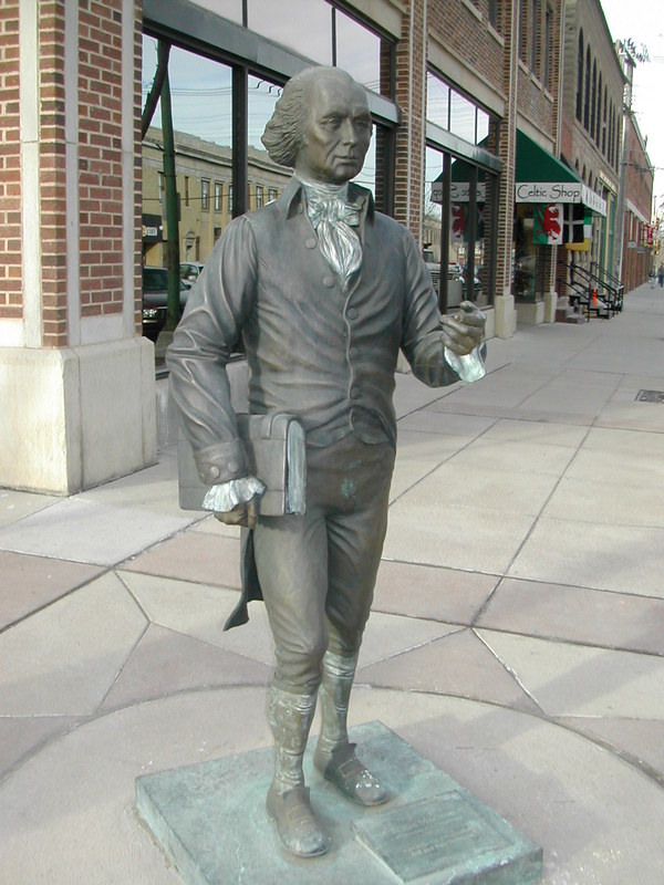 Rapid City, SD: City of Presidents, Rapid City SD James Madison Bronze Statue