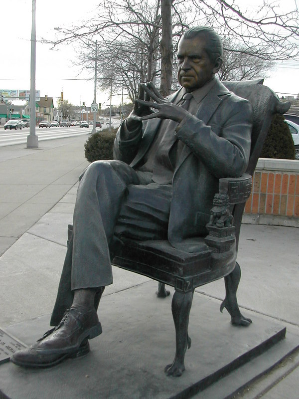 Rapid City, SD: City of Presidents, Rapid City SD, Richard Nixon Bronze Statue