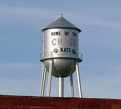 Chase, KS : Chase, KS Watertower