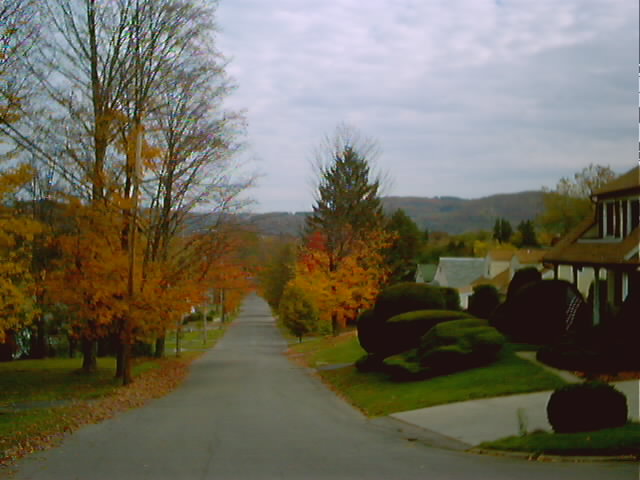 Wellsville, NY: View of Wellsville - from North Highland Ave
