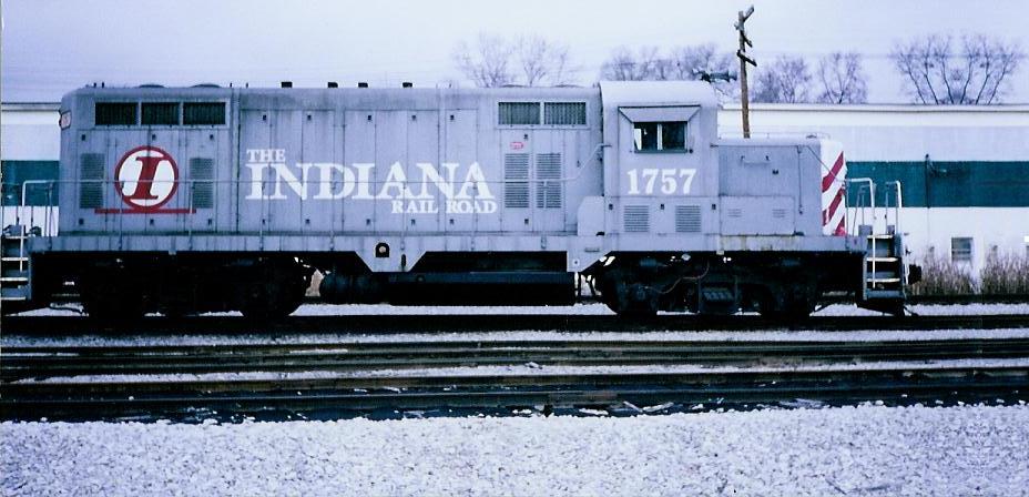 Spencer, IN : Indiana Railroad  1757 GP-9  Non Dynamic Brakes and with a Paduka Chopped Nose.