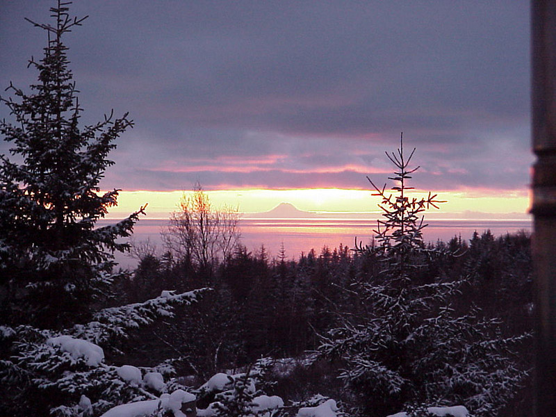 Homer, AK : St. Augustine Volcano