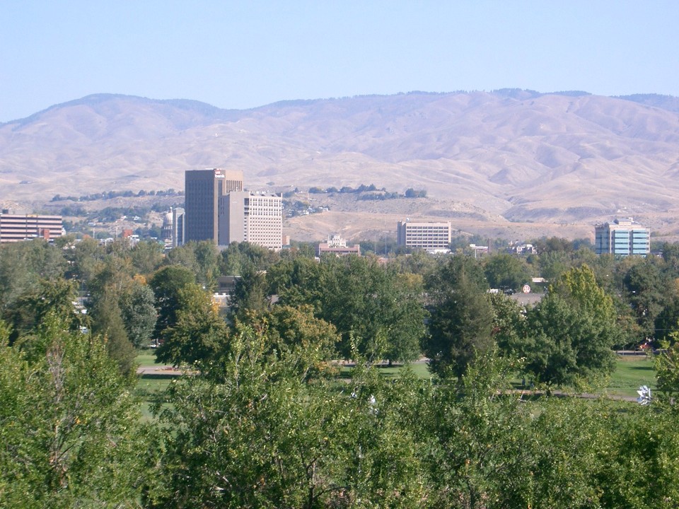 Boise, ID : City fromt the Train Depot