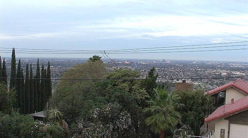 Tustin Foothills, CA: View South-West. Down town Santa Ana is to the right.