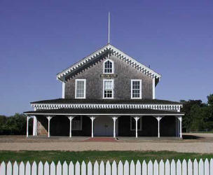 West Tisbury, MA : The Grange Hall - also known as the Old Agricultural Hall