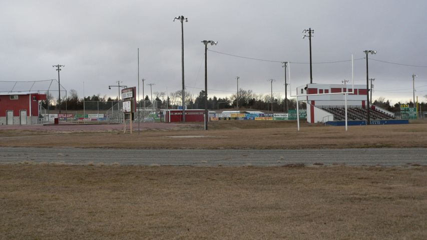 Burke, SD: Football and Baseball fields in Burke, SD