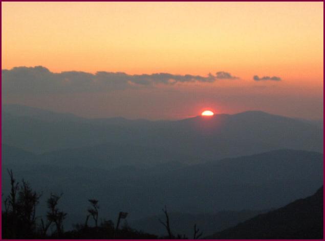 Beech Mountain, NC : Sunset