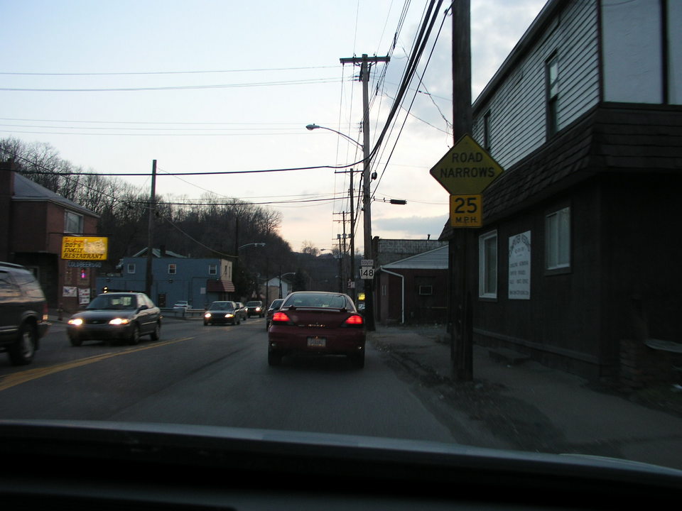 McKeesport, PA: Driving into McKeesport on the 148 South