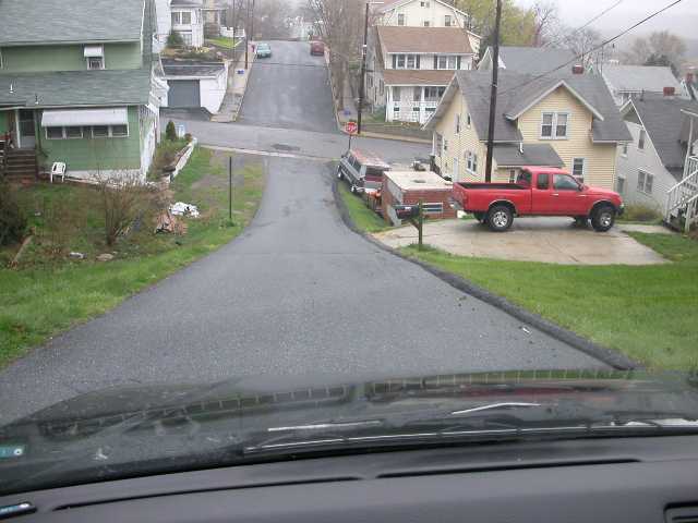 Brunswick, MD : Some streets in Brunswick are very steep