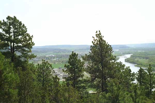 Columbus, MT : FACING EAST VIEW OF COLUMBUS AND YELLOWSTONE RIVER