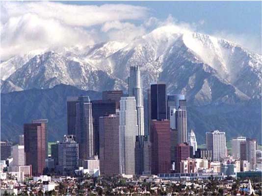 Los Angeles, CA : this is down town