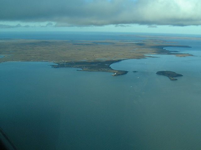 St. Michael, AK : St Michael aerial view looking west