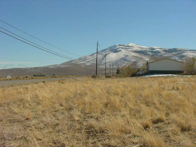 Cold Springs, NV: Looking south on Frontage Road