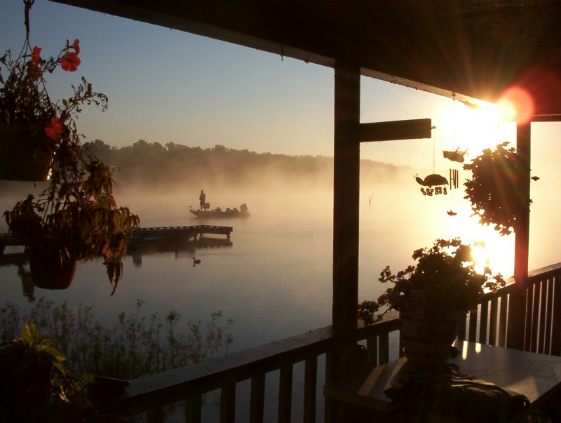 Perryville, AR morning fishing at Harris Brake Lake, Perryville photo