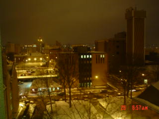 Youngstown, OH: Downtown youngstown from top floor of Maag library. (YSU Campus)
