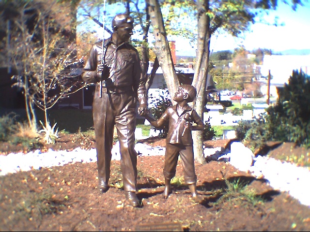 Mount Airy, NC: Andy & Opie at Andy Griffith Theater