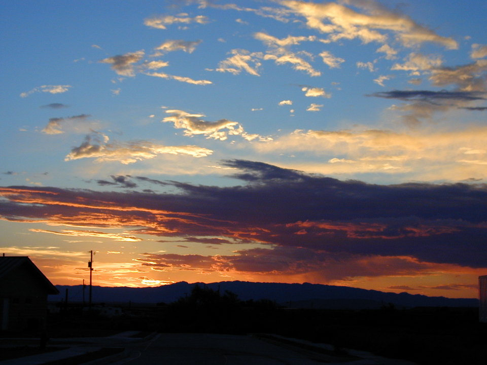 Presidio, TX : A typical Presidio sunset