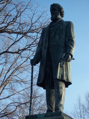 Phoenixville, PA: Reeves, Founder Phoenixville Iron Co. Statue at Reeves Park