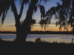 Lake Park, GA : April sunset in Lake Park