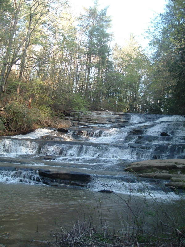Cleveland, GA: waterfall in peaceful valley. cleveland,ga