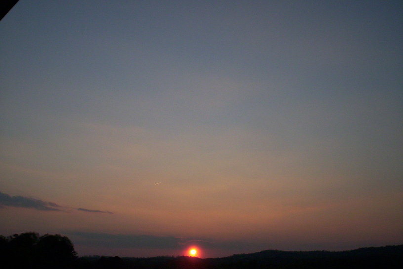 Leeds, AL: Sunset from my Balcony - Cedar Springs Apts.