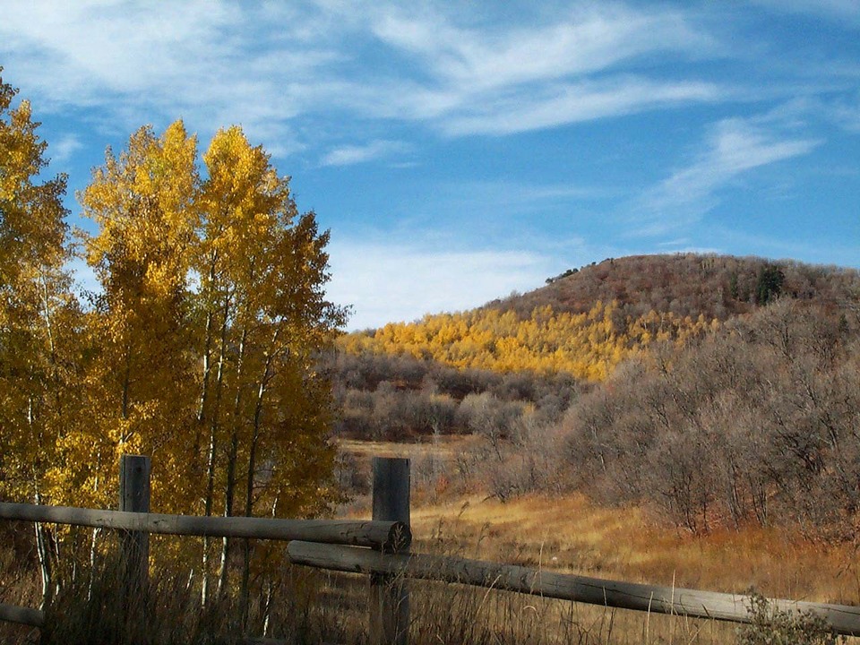 Provo, UT : Behind Y Mountain, looking west. photo, picture, image