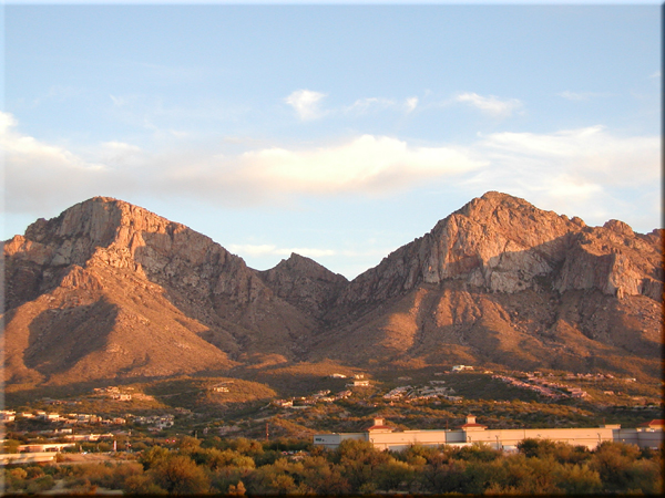 Oro Valley Az View Of Pusch Ridge Part Of The Catalina Mtns Photo Picture Image Arizona 5534