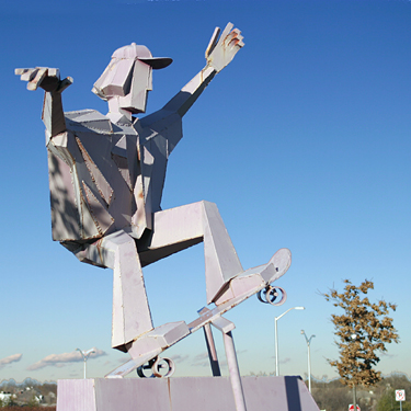 Overland Park, KS: sculpture at Town Center Plaza