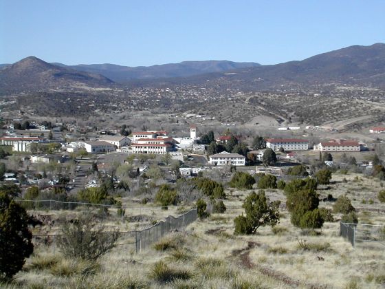 Silver City, NM: View of Silver City from Boston Hill