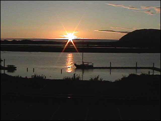 Wheeler, OR : Sunset in Wheeler, Oregon