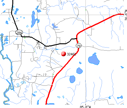 Vernon, FL (32462) map