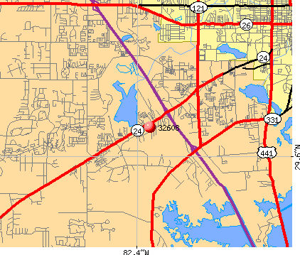 Gainesville Fl Zip Code Map - Maping Resources