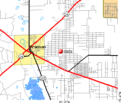 Bronson, FL (32621) map
