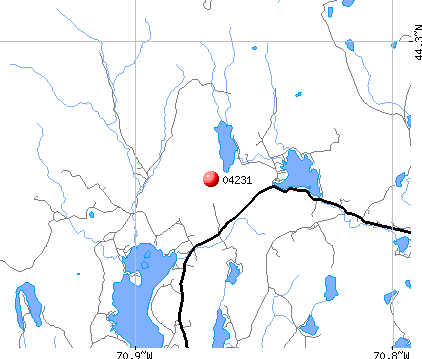 Stoneham, ME (04231) map