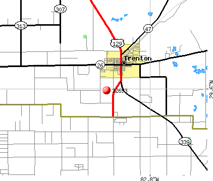 Trenton, FL (32693) map