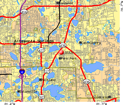Casselberry, FL (32730) map
