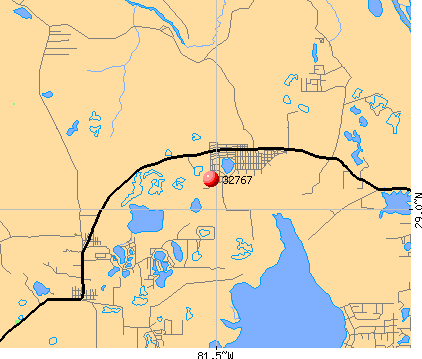 Paisley, FL (32767) map