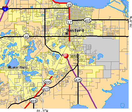 sanford fl zip code map 32773 Zip Code Sanford Florida Profile Homes Apartments sanford fl zip code map