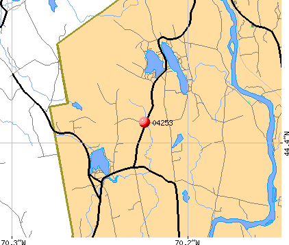 Livermore, ME (04253) map