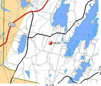 Monmouth, ME (04259) map