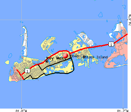 Florida Keys Zip Code Map - Map