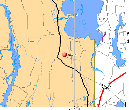 Leeds, ME (04263) map
