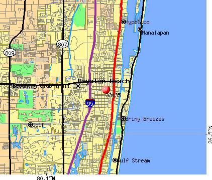 Boynton Beach Fl Zip Code Map | Zip Code Map