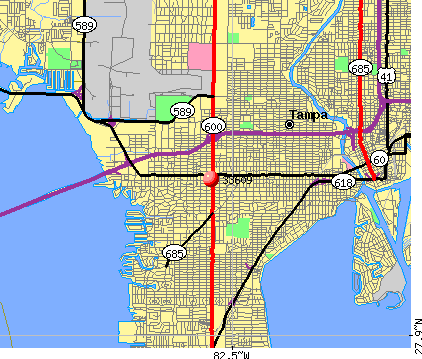 28 Tampa Fl Zip Codes Map - Maps Online For You