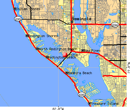 Redington Shores, FL (33708) map. Nearest zip codes: 33772, 33777, 33776, 